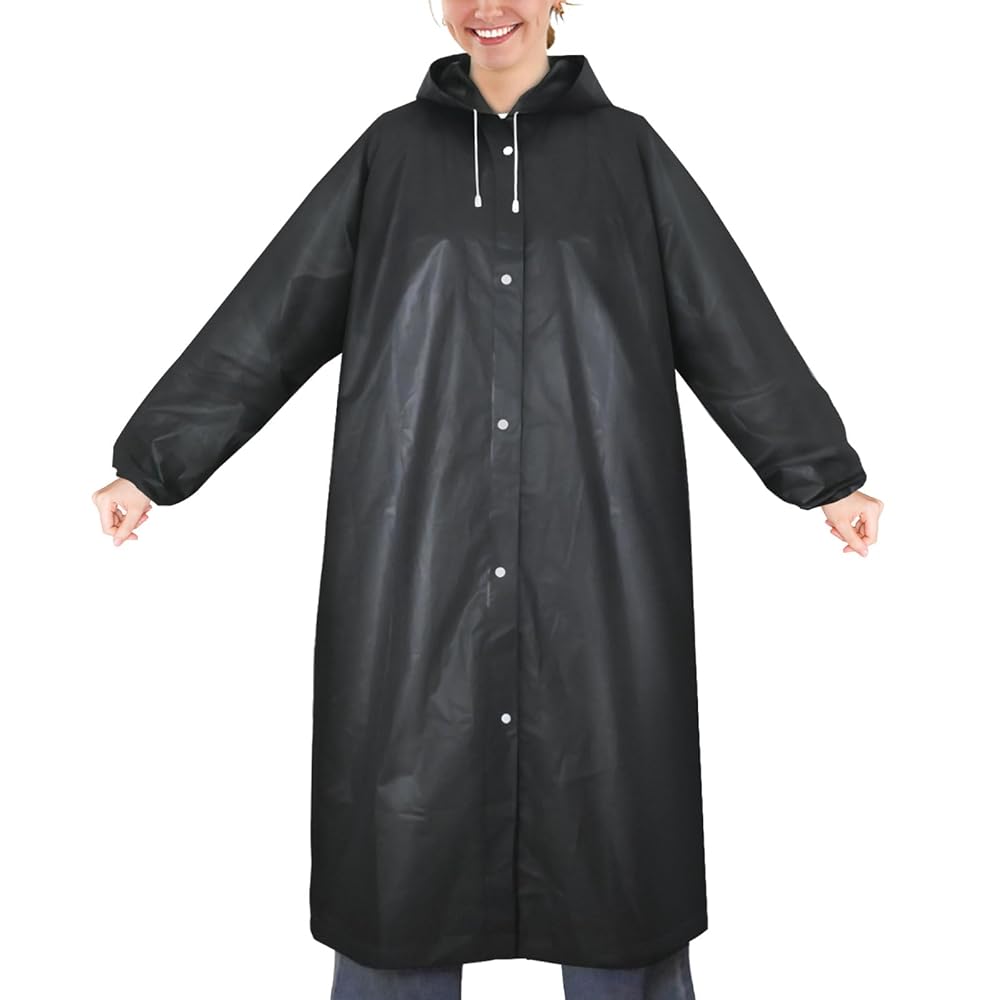 未使用★ REVERSIBLE BOA PONCHO COAT Amazon.com: PTEROMY EVA Rain Poncho, Reusable Rain Ponchos
